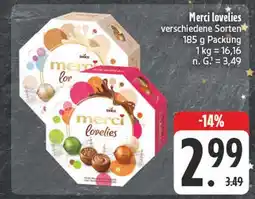 Edeka Merci lovelies Angebot