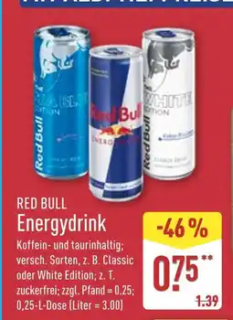 Aldi Nord Red bull energydrink Angebot