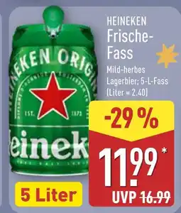 Aldi Nord Heineken frische-fass Angebot