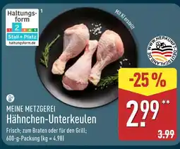 Aldi Nord Meine metzgerei hähnchen-unterkeulen Angebot