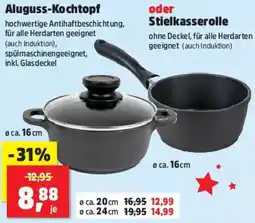 Thomas Philipps Aluguss-Kochtopf oder Stielkasserolle Angebot
