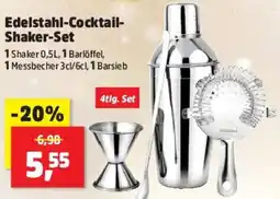 Thomas Philipps Edelstahl-Cocktail Shaker-Set Angebot