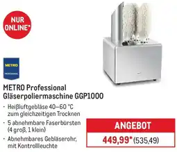 METRO METRO Professional Gläserpoliermaschine GGP1000 Angebot