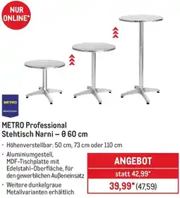METRO METRO Professional Stehtisch Narni Angebot