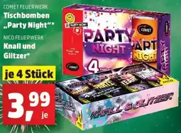 Thomas Philipps COMET FEUERWERK Tischbomben ,,Party Night" oder Knall und Glitzer Angebot