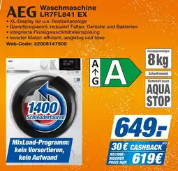expert Techno Land AEG Waschmaschine LR7FL841 EX Angebot