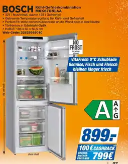 expert Techno Land BOSCH Kühl-Gefrierkombination MKK67GNLAA Angebot