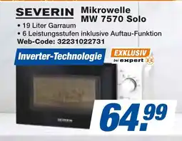 expert Techno Land SEVERIN Mikrowelle MW 7570 Solo Angebot