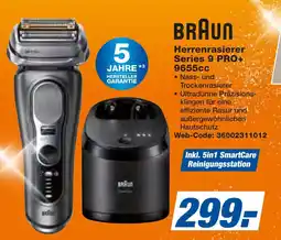 expert Techno Land BRAUN Herrenrasierer Series 9 PRO+ 9655cc Angebot