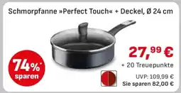 Edeka Schmorpfanne Perfect Touch + Deckel, Ø 24 cm Angebot