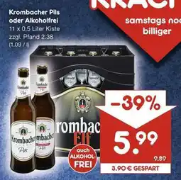 Netto Marken-Discount Krombacher Pils oder alkoholfrei Angebot