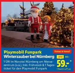 Lidl Playmobil Funpark Winterzauber bei Nürnberg Angebot