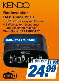 expert Techno Land KENDO Radiowecker DAB Clock 25EX Angebot