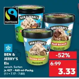 Kaufland BEN & JERRY’S Eis Angebot