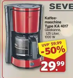 Famila Nord Ost Kaffeemaschine Type KA 4017 Angebot