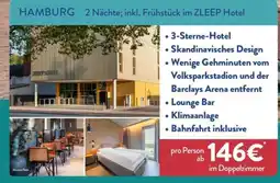 Aldi Nord 2 Nächte inkl. Frühstück im ZLEEP Hotel Angebot