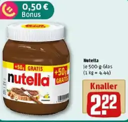 REWE Nutella Angebot