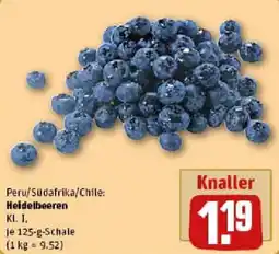 REWE Heidelbeeren Angebot