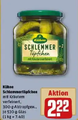 REWE Kühne Schlemmertöpfchen Angebot