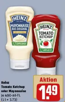 REWE Heinz Tomato Ketchup oder Mayonnaise Angebot