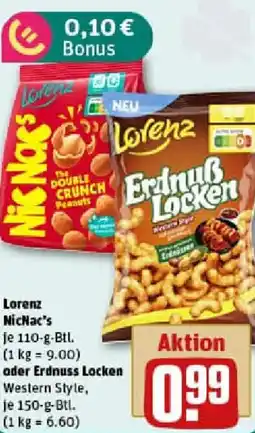 REWE Lorenz NicNac's oder Erdnuss Locken Angebot