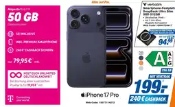 expert Techno Land iPhone 17 Pro + MagentaMobil M 50 GB Angebot