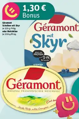 REWE Géramont Scheiben mit Skyr oder Weichkäse Angebot
