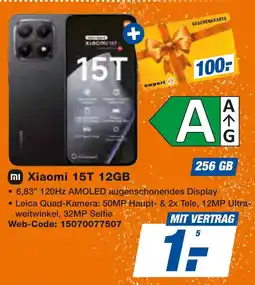 expert Techno Land Xiaomi 15T 12GB + ALLNET FLAT L MIT GB+ 100GB Angebot