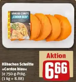 REWE Hähnchen Schnitte Cordon bleu Angebot