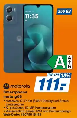 expert Techno Land Mmotorola Smartphone moto g06 Angebot