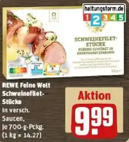 REWE REWE Feine Welt Schweinefilet Stücke Angebot
