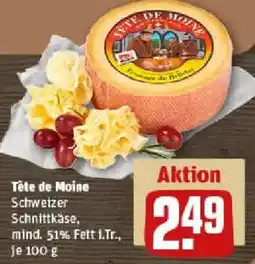 REWE Tête de Moine Schweizer Angebot