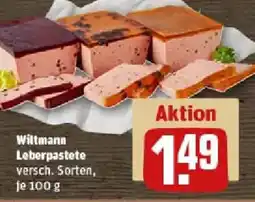 REWE Wiltmann Leberpastete Angebot