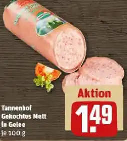 REWE Tannenhof Gekochtes Mett in Gelee Angebot