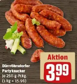 REWE Dürrröhrsdorfer Party knacker Angebot