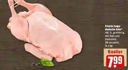 REWE Frische junge deutsche Ente Angebot
