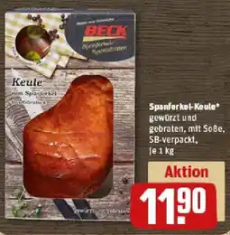 REWE Spanferkel Keule Angebot
