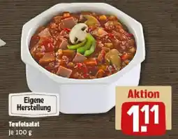REWE Eigene Herstellung Teufelsalat Angebot