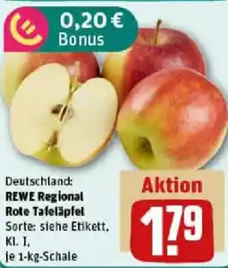 REWE REWE Regional Rote Tafeläpfel Angebot