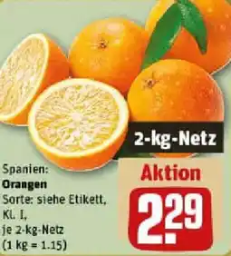 REWE Orangen Angebot