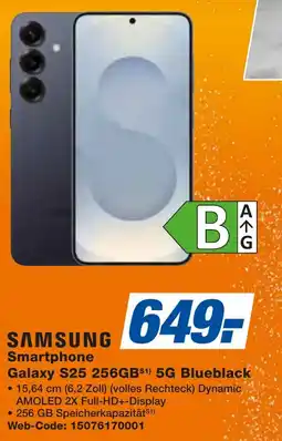 expert Techno Land SAMSUNG Smartphone Galaxy S25 256GBS 5G Blueblack Angebot