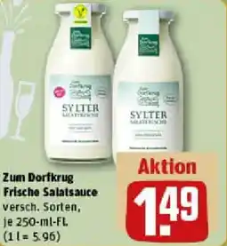 REWE Zum Dorfkrug Frische Salatsauce Angebot