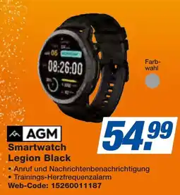 expert Techno Land AGM Smartwatch Legion Black Angebot