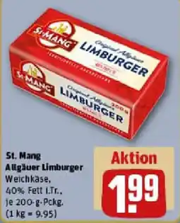 REWE St. Mang Allgäuer Limburger Angebot