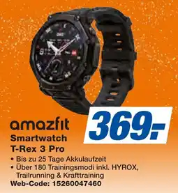 expert Techno Land amazfit Smartwatch T-Rex 3 Pro Angebot