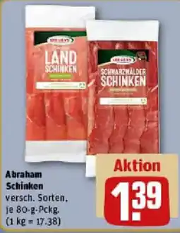 REWE Abraham Schinken Angebot