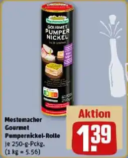 REWE Mestemacher Gourmet Pumpernickel Rolle Angebot