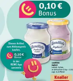 REWE Landliebe Joghurt Angebot