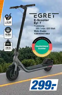 expert Techno Land EGRET E-Scooter Ey! 7 Angebot