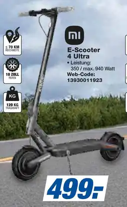 expert Techno Land Xiaomi E-Scooter 4 Ultra Angebot